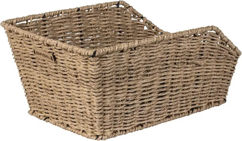 Basil Cento Rattan Look Fahrradkorb - seegrass Kracherpreis