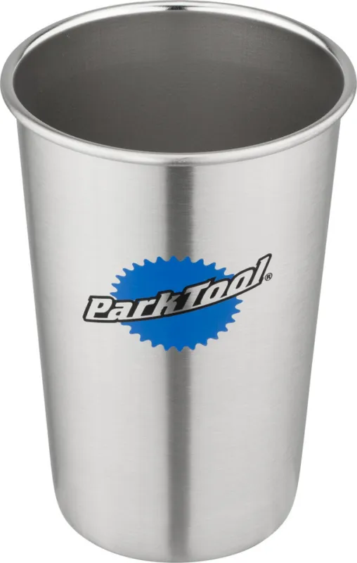 ParkTool Pint Becher Edelstahl SPG-1 - silber-blau-schwarz Preisreduziert