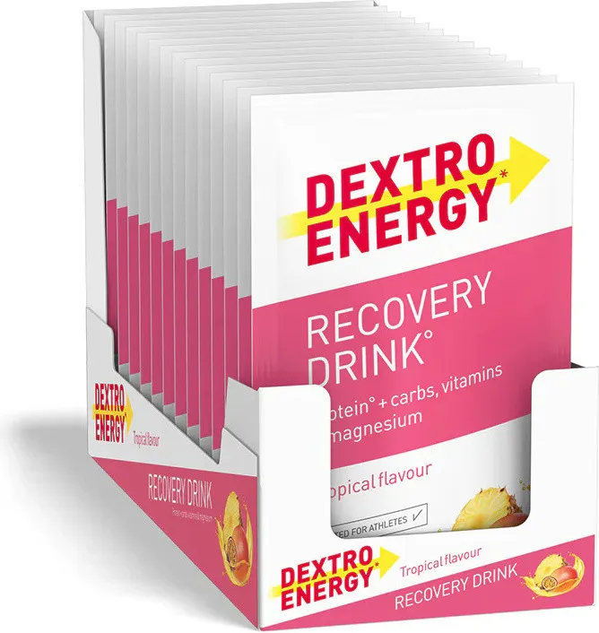 Heißes Angebot Dextro Energy Recovery Drink Portionsbeutel 44,5 g - 14 Stück - tropical | tropical