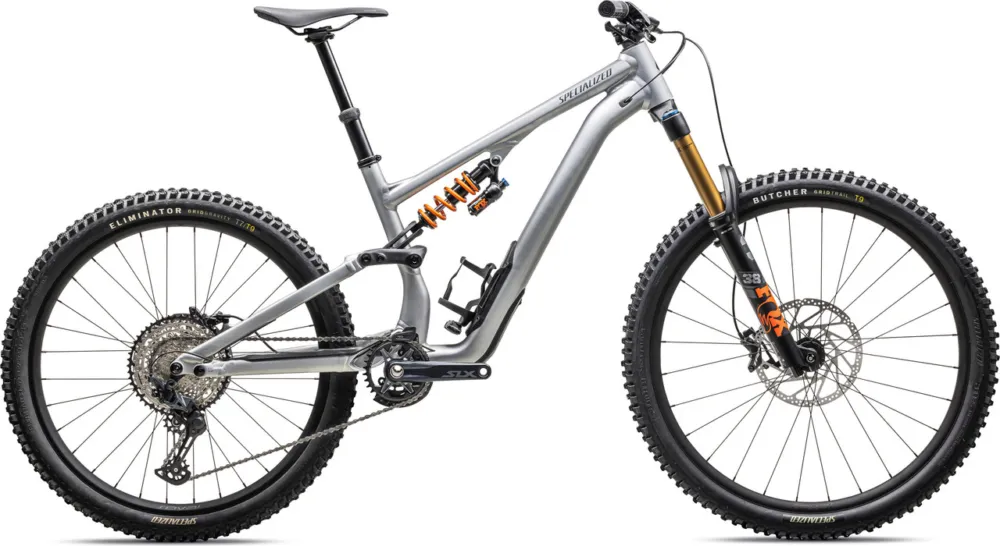 Specialized Stumpjumper 15 Fox Coil Mountainbike - satin brushed aluminium-liquid metal-cast blue | 160 mm | 29" (VR)/27,5" (HR) | S Meistverkauft