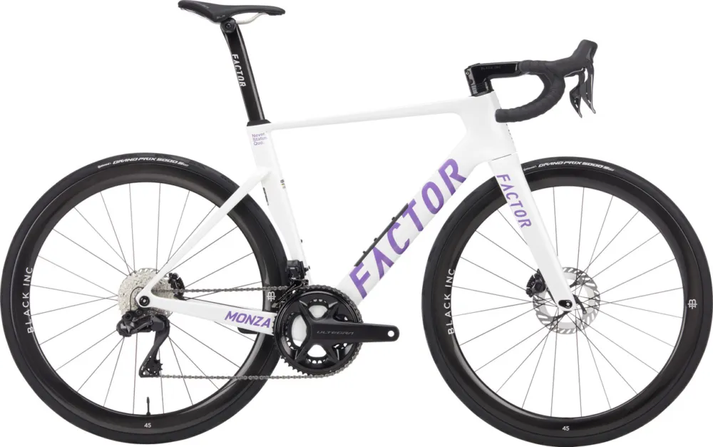Factor MONZA Ultegra Carbon 28" Rennrad - white-purple | 28" | XL | 172,5 mm Preiswert