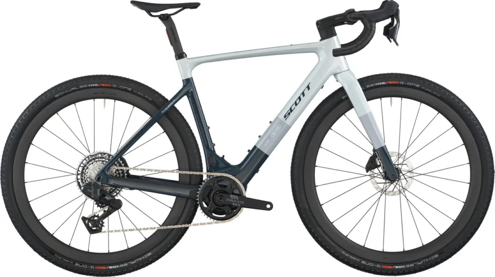 Ausverkauf Scott Solace 20 Carbon 28" E-Gravelbike - squid blue-beluga grey | 28" | L