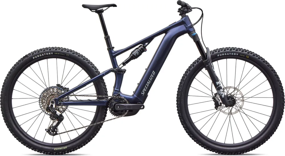Specialized Turbo Levo R Comp Alloy E-Mountainbike - satin metallic deep marine-shadow silver | 140 mm | 160,0 mm | M | 29" | 44 mm Direktkauf
