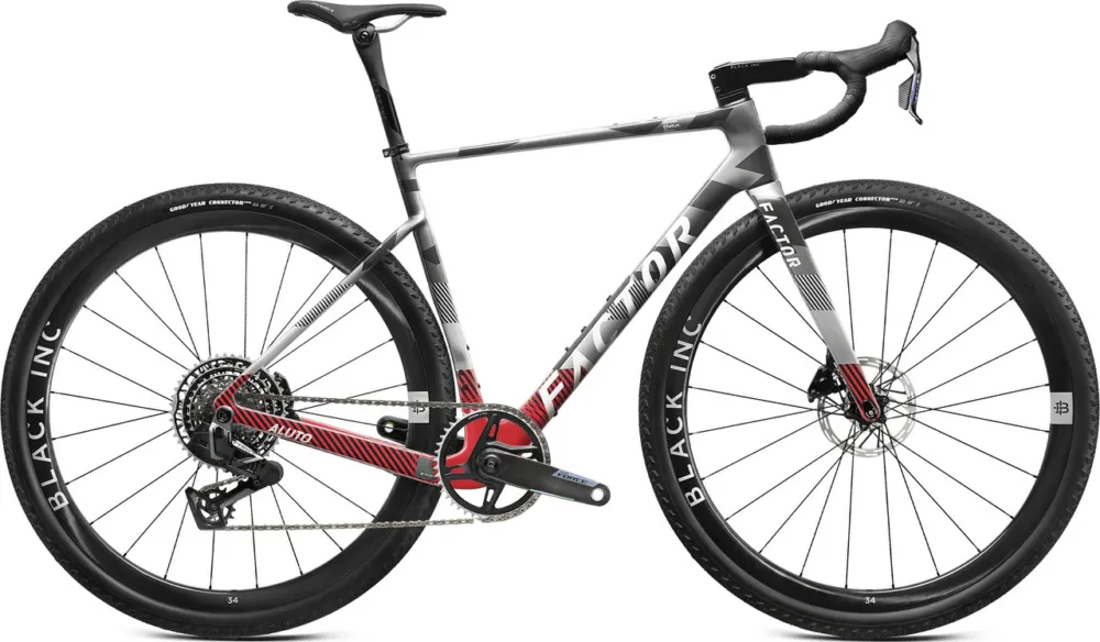 Factor ALUTO Force XPLR PM Carbon 28" Gravelbike - quattro grey | 170,0 mm | S | 50 mm | 28" Beliebt