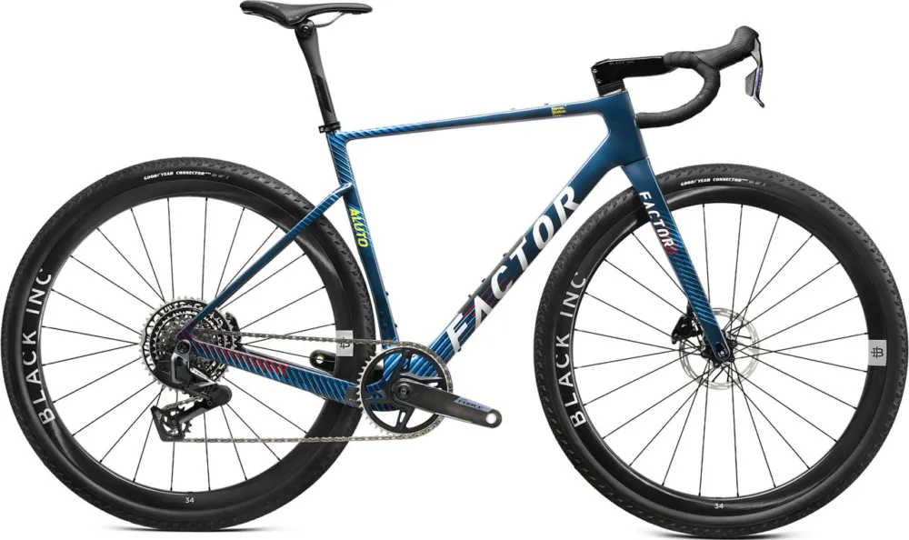 Sale Factor ALUTO Force XPLR PM Carbon 28" Gravelbike - raptor blue | 172,5 mm | XL | 50 mm | 28"
