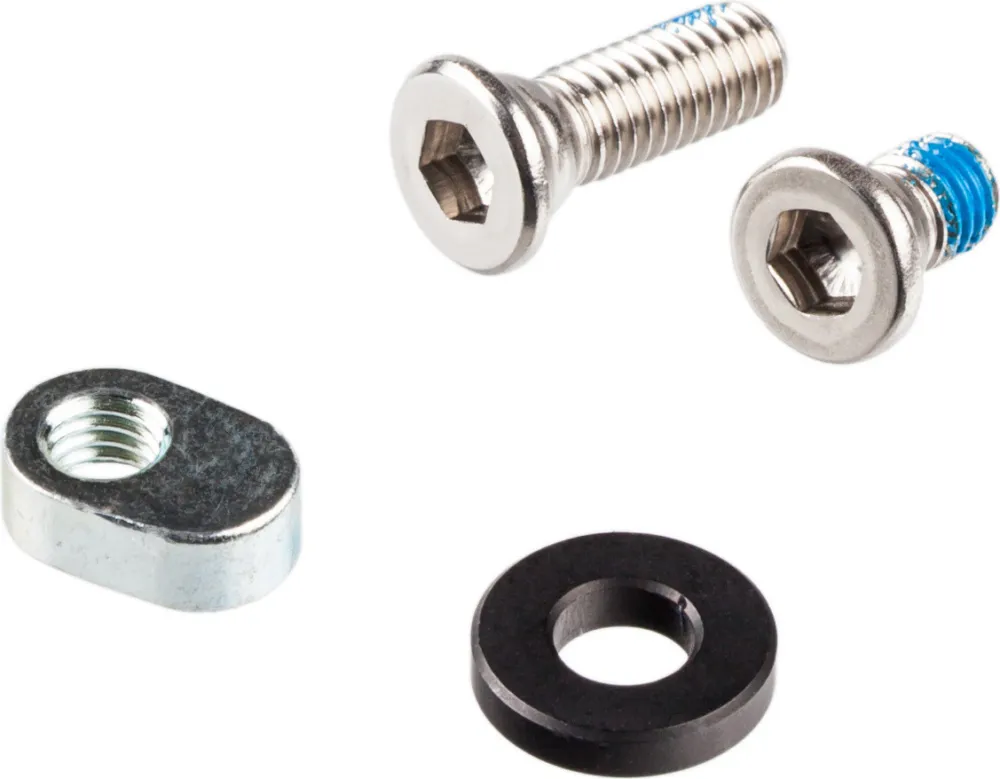 Rabatt Shimano Befestigungsschrauben E-Type Halteblech für FD-M780-E / FD-M670-E - silber
