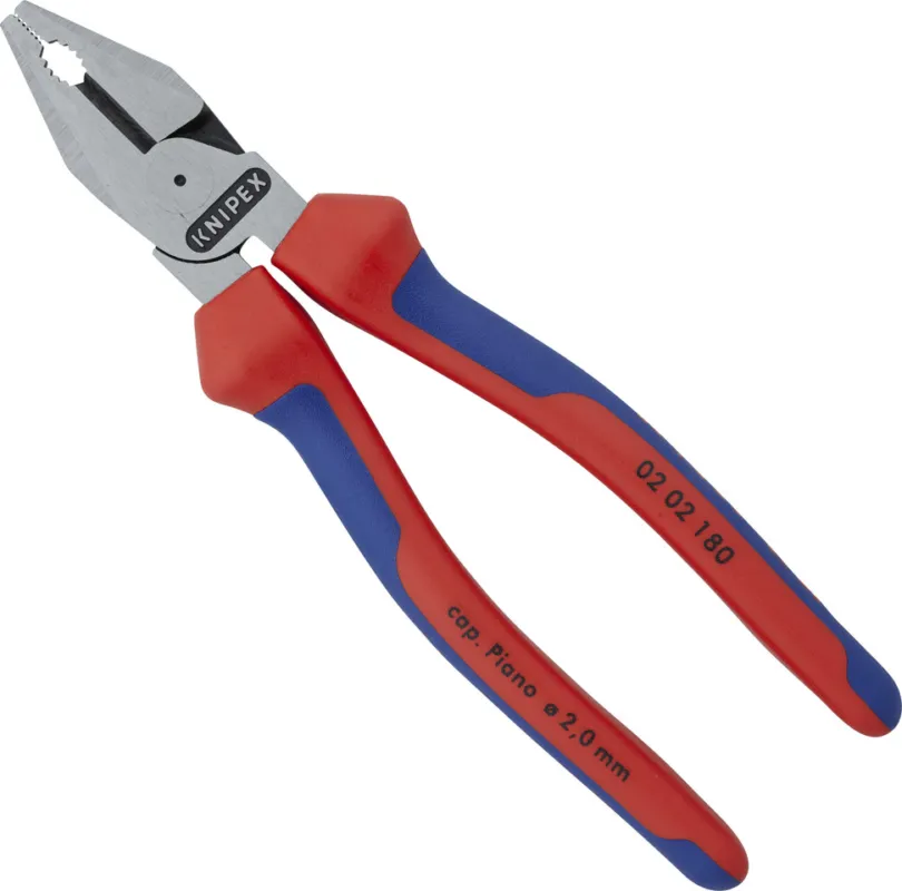 Knipex Kraft-Kombizange - rot-blau Heißes Angebot