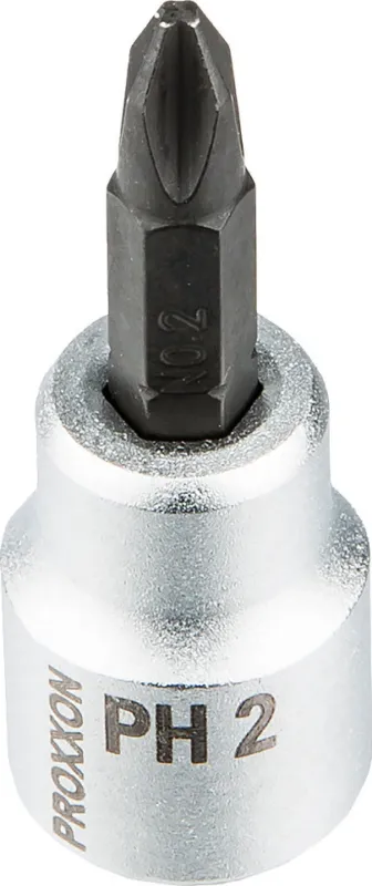 Proxxon 3/8" Kreuzschlitzschrauben-Einsatz - silber | PH 2 Highlight