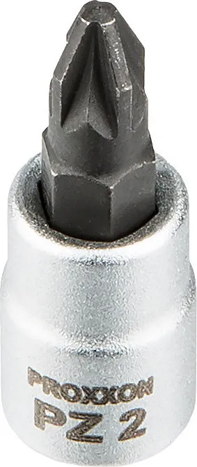 Markenprodukt Proxxon 1/4" Pozidrive-Einsatz - silber | PZ 2
