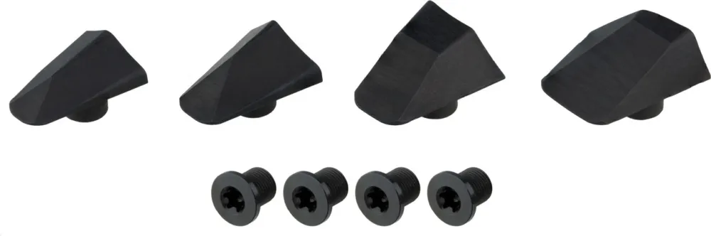TA Kettenblattschrauben-Set X110 für Ultegra R8000 - schwarz-anthrazit Markenware