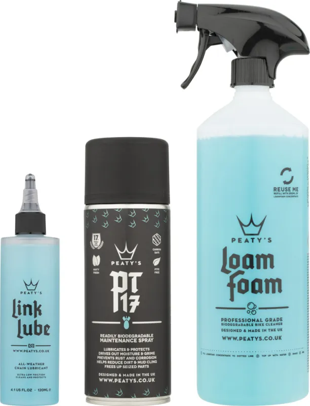 Preisreduziert Peaty's Wash Prevent Lubricate Reinigungsset - universal