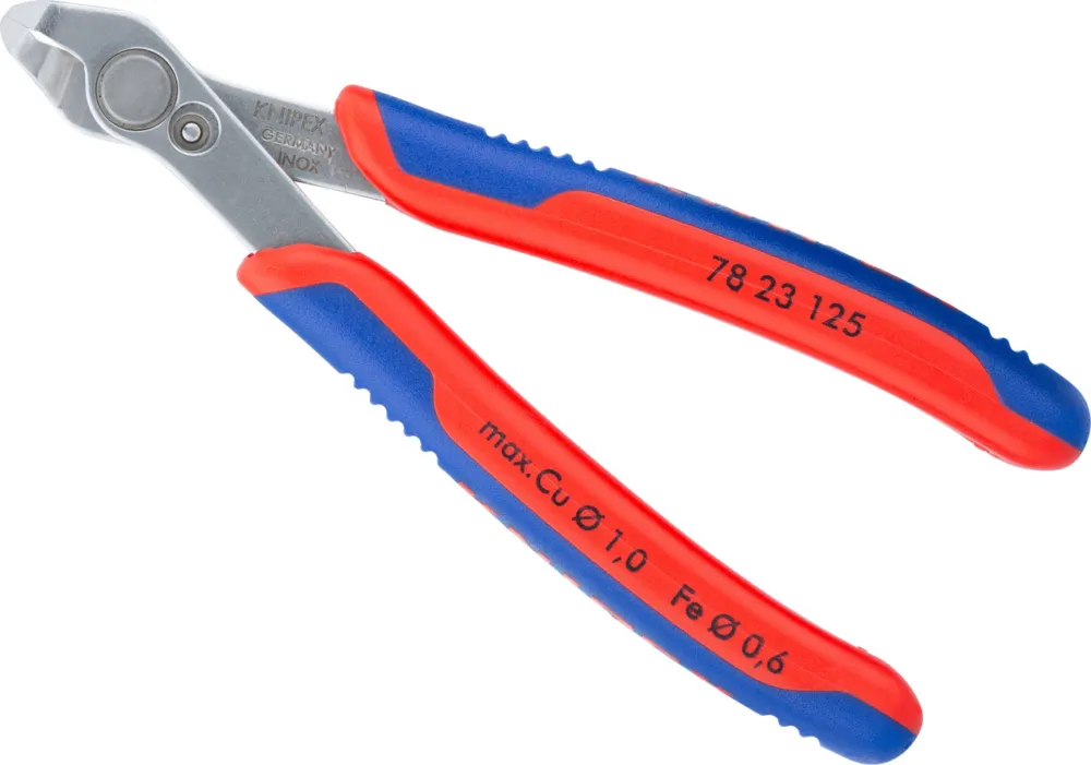 Knipex Electronic Super Knips® Zange mit 60° Winkel - rot-blau Preiswert