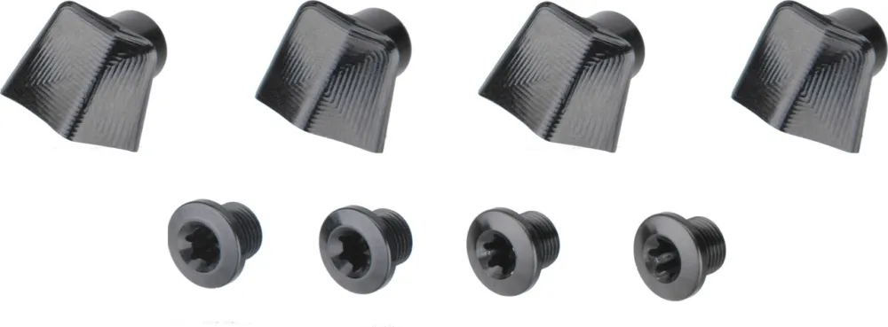 absoluteBLACK Kettenblattschrauben-Abdeckungen für Ultegra R8000 - black Sofort Bestellen