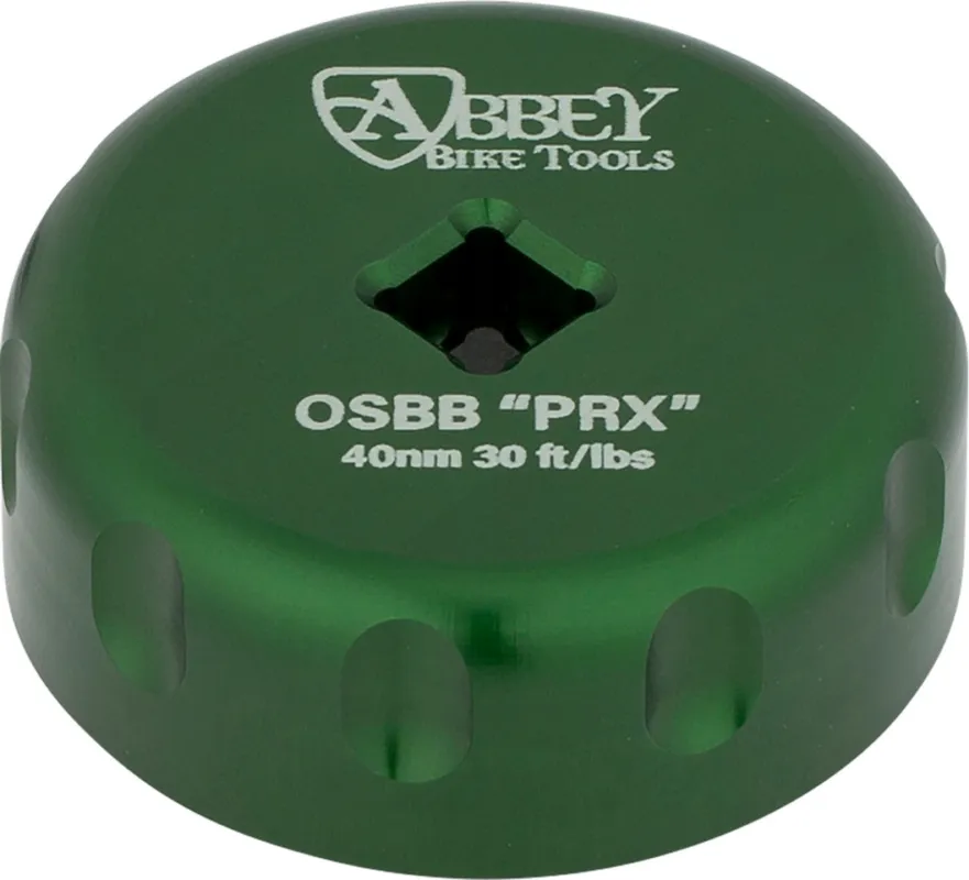 Abbey Bike Tools Bottom Bracket Socket Single Sided für Praxis Works - green Preis Gesenkt