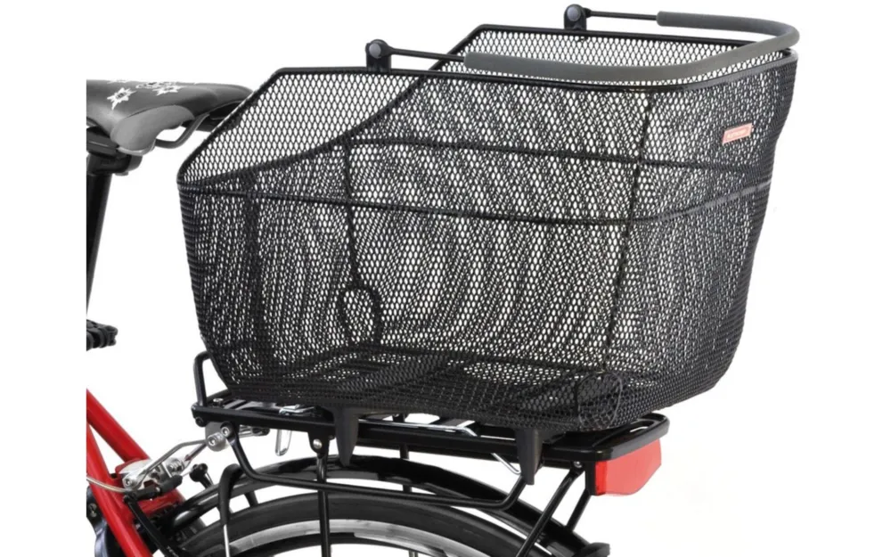 Schneller Versand Pletscher Hinterradkorb Deluxe XXL 45x32x27cm, anthrazit, engmaschig