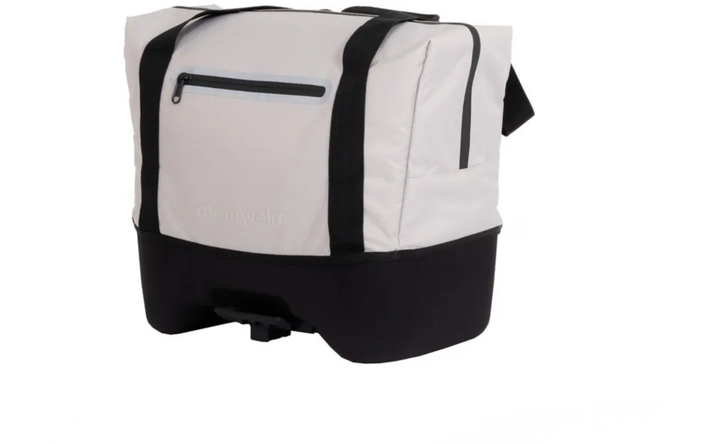 Kostenloser Versand Atran Velo System-Fahrradtasche Beat 37x34x21cm,grau, 27ltr, inkl. AVS System