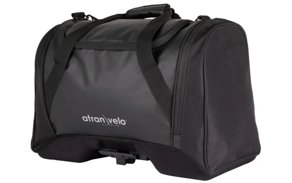Abverkauf Atran Velo System Sporttasche Pulse 48x34x26cm, sw, 36ltr, inkl. AVS System