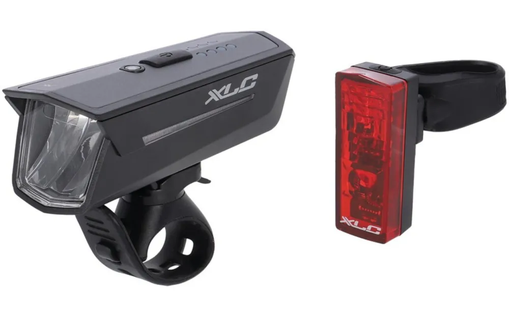 Begrenztes Angebot XLC Lichtset 'Proxima Pro Plus' CL-S25+ mit StVZO für alle Räder