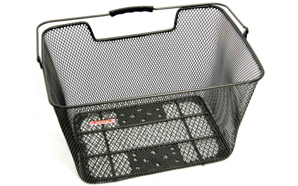 Kostenloser Versand Pletscher Hinterradkorb f System-Gepäckt 40x31x22cm, schwarz, engmaschig