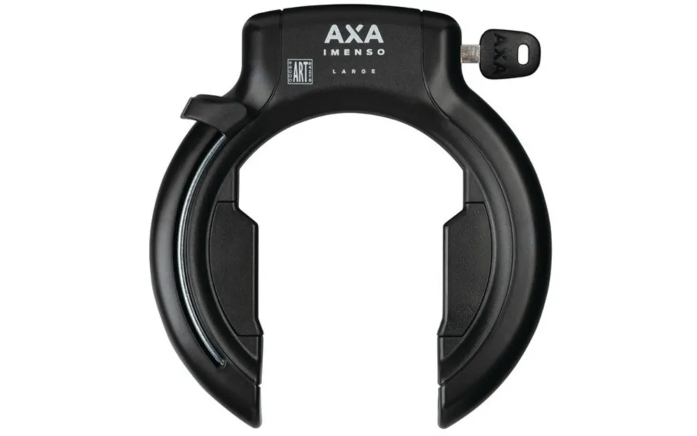 Aktuell Rahmenschloss Axa Imenso X-Large 92mm Schlüssel nicht abziehbar schwarz ART 2