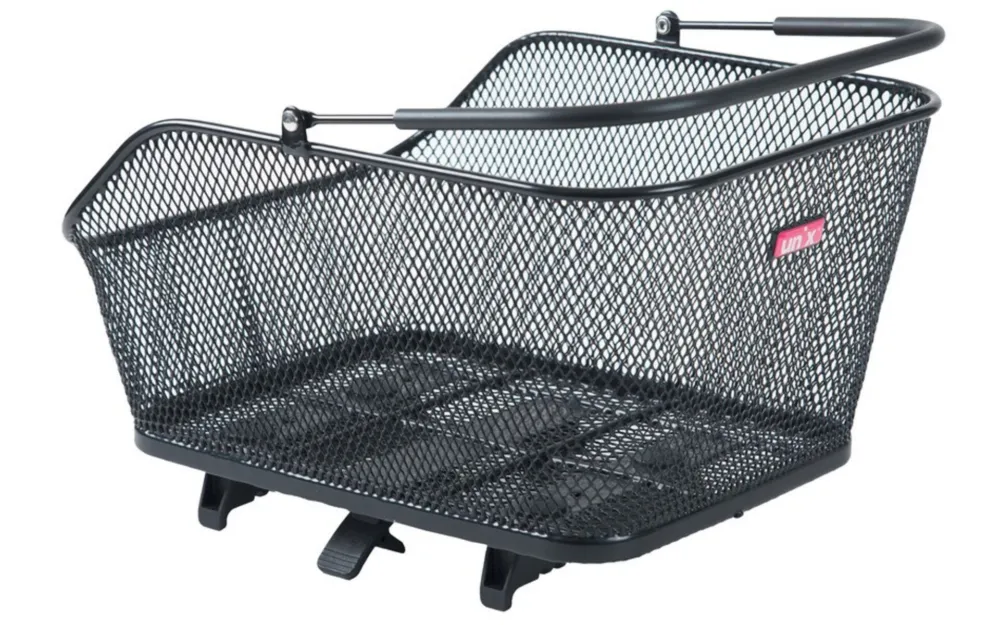 Unix Hinterradkorb Fabrice 40x31x28cm, schwarz,20ltr,engmaschig,TopKlip Aktuell