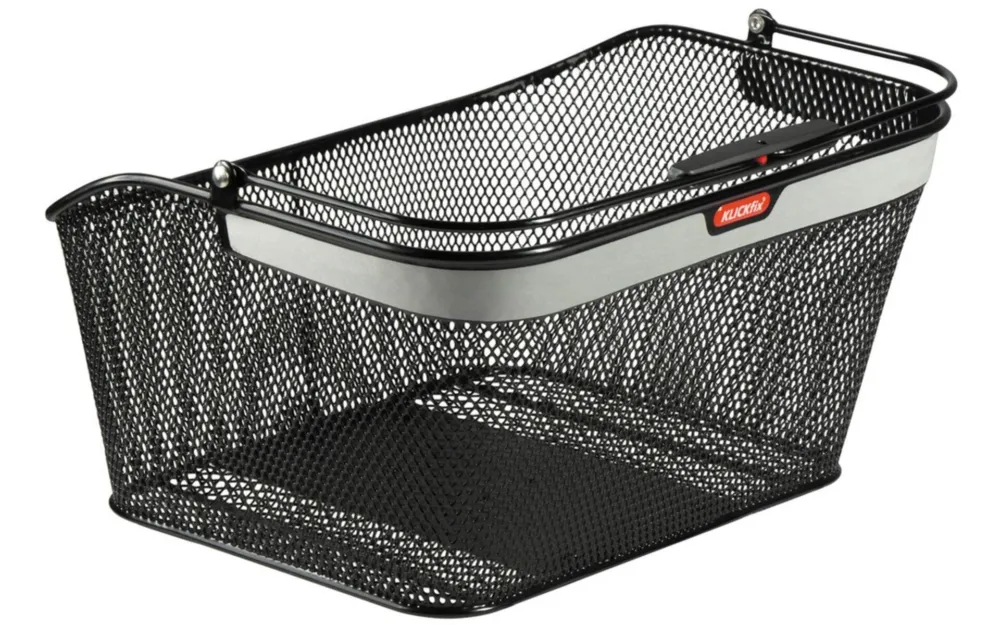 Preiswert Klickfix Hinterradkorb City Reflect GTA 40x20x30cm, schwarz, engmaschig