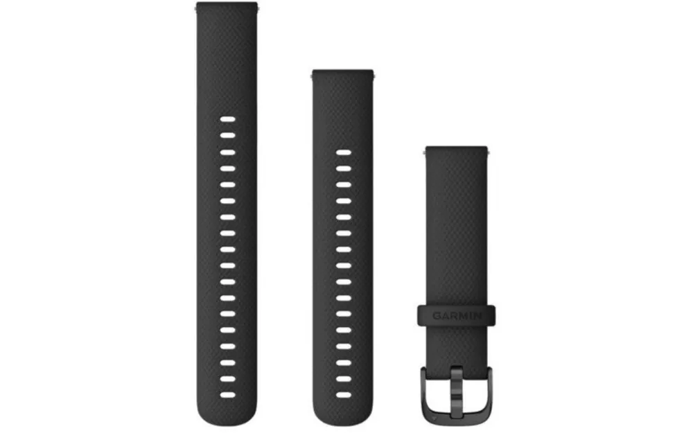 Schneller Versand Garmin vivoactive 4S Ersatzarmband (18mm) - Schwarz