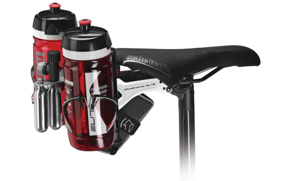 Heißes Angebot Elite Trinkflaschenhalter-Kit Skekane Aluminium, schwarz