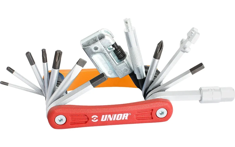Multitool Unior Euro, rot - 7 Funktionen Mega-Angebot