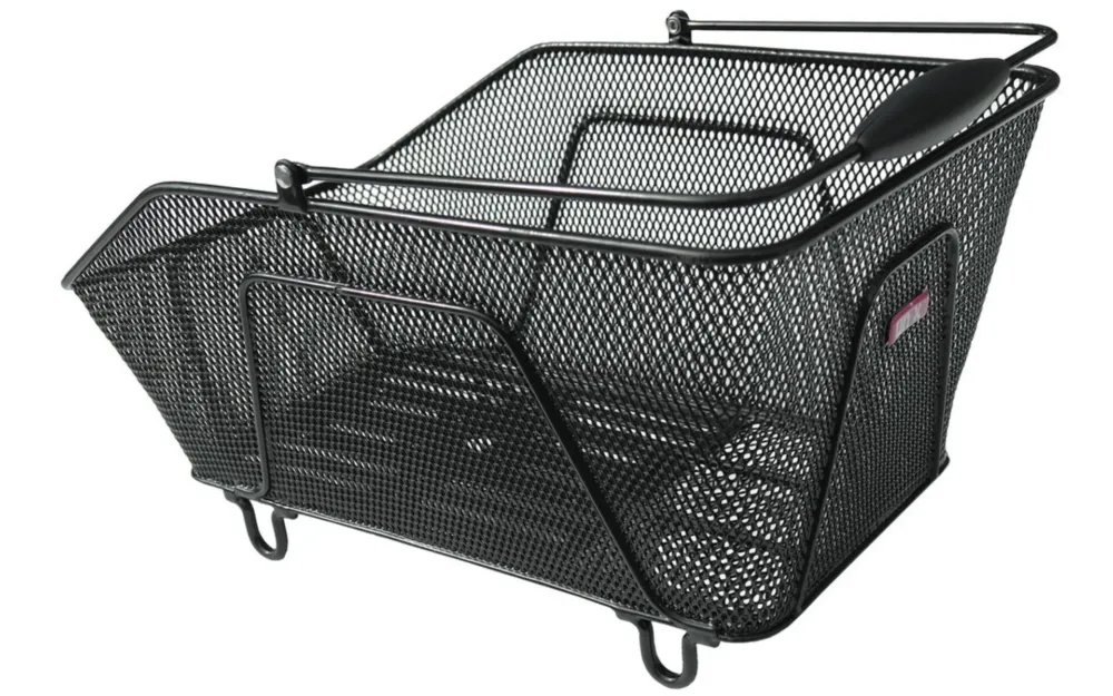 Unix Hinterradkorb Rosetto Universal 47x30x20cm, schwarz, engmaschig Preiswert