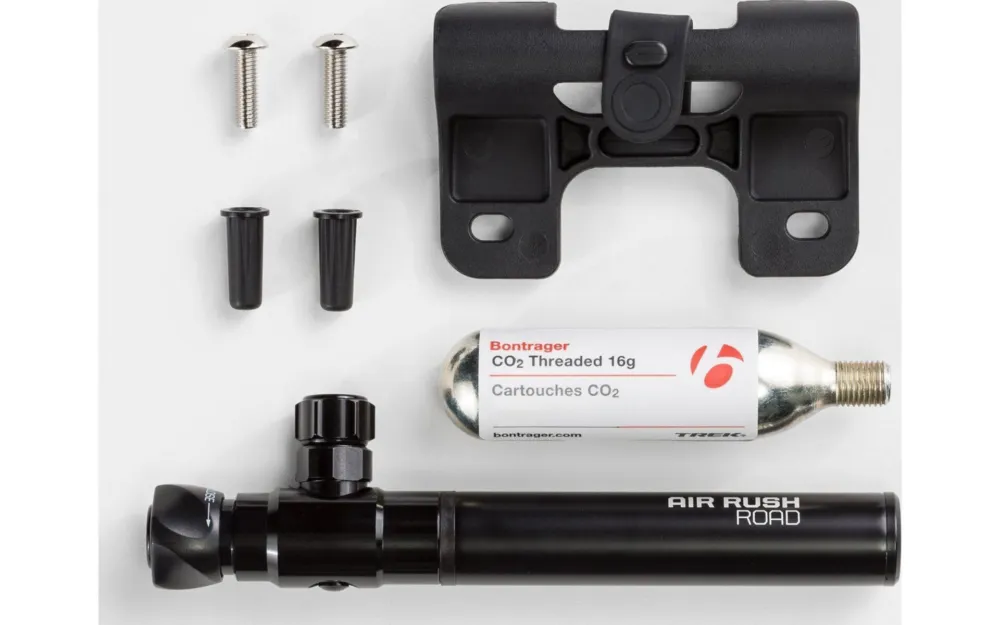 Bontrager Air Rush Road Mini-Pumpe Black Geprüft