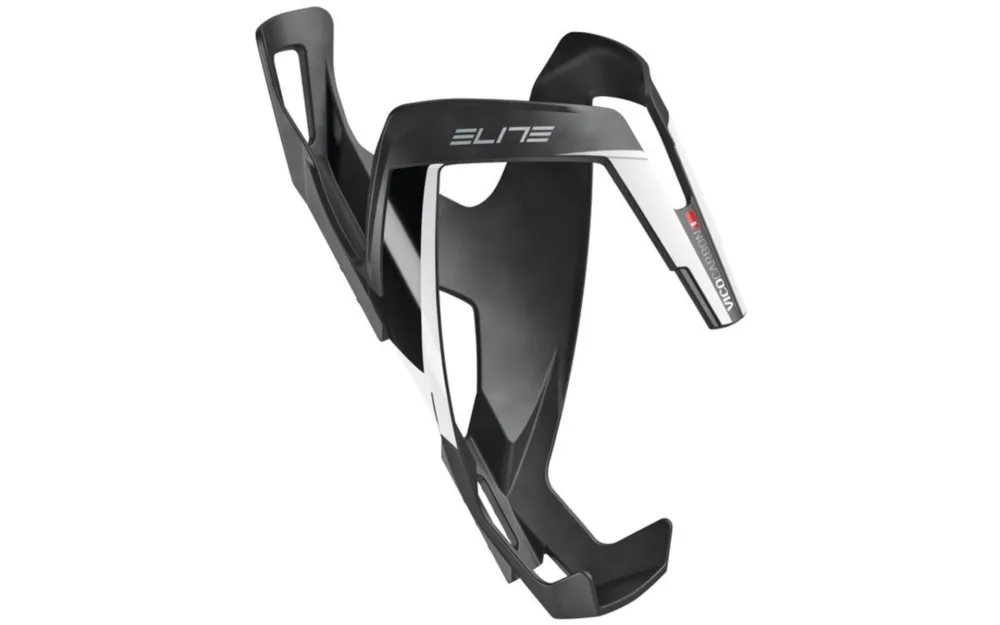 Schnäppchen Elite Trinkflaschenhalter Vico Carbon Carbon - Weiß