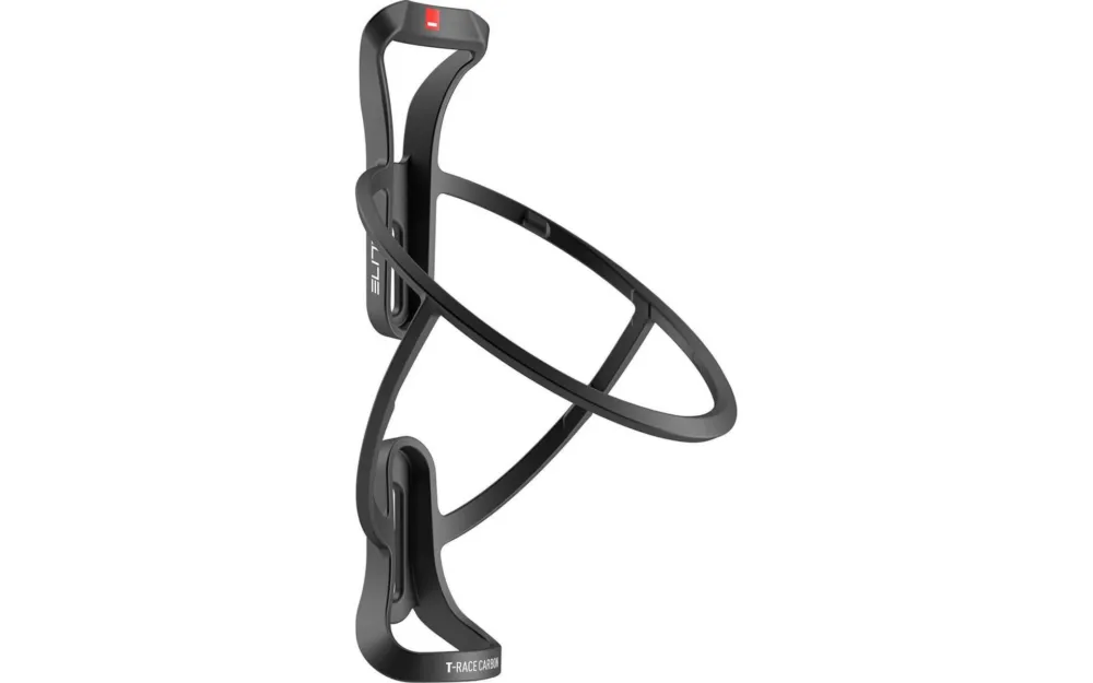 Zertifiziert Elite Trinkflaschenhalter T-Race Carbon Carbon / Schwarz