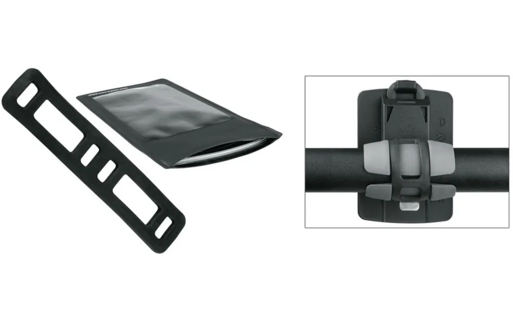 Markenprodukt SKS Smartphonehalter Smartboy schwarz, Kunststoff, inkl. Tasche