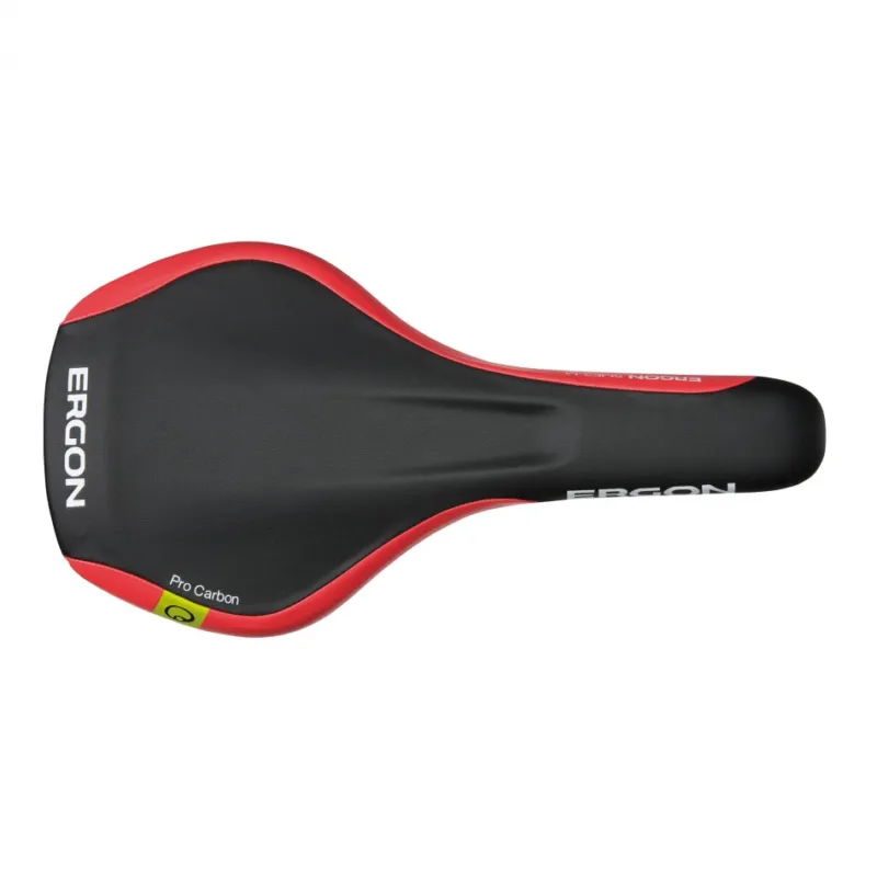 Ergon Sattel SME3 Pro Enduro Größe:M Carbon schwarz/rot Gestell: Carbon Sitzschale: Carbon Kostenloser Versand