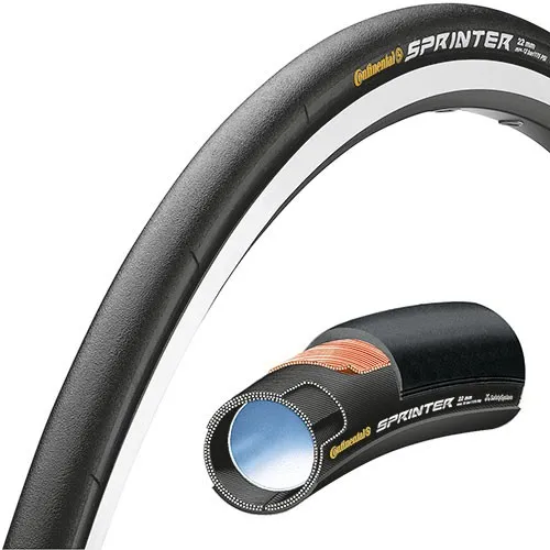 Continental Sprinter Schlauchreifen, schwarz skin 22 x 26" Sonderangebot
