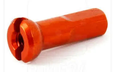 Abverkauf ALU HEXAGONAL NIPPEL 14MM ORANGE SAPIM 100 Stk.