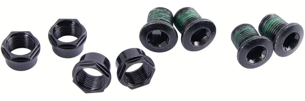 SRAM Kettenblattschrauben-Set 4-Arm Long Steel Black eMTB (104BCD) - Chainring Bolt Kit Saisonangebot