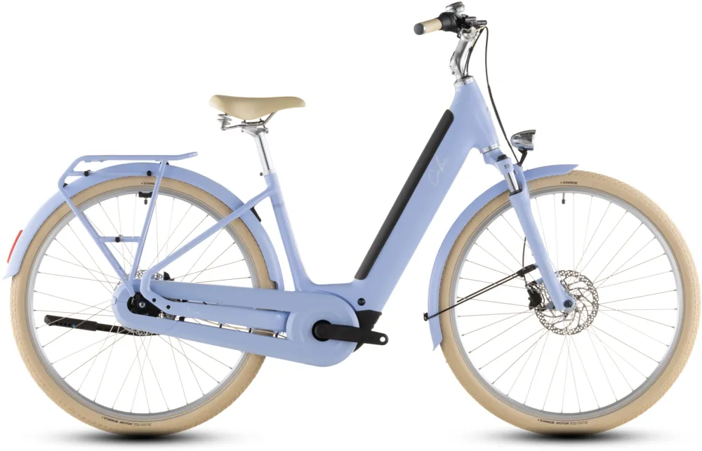 Preiswert Cube Aruba Hybrid 600 - 600 Wh - 28 Zoll - Tiefeinsteiger - 2026 - blueblossom´n´creme - Größe 50 CM