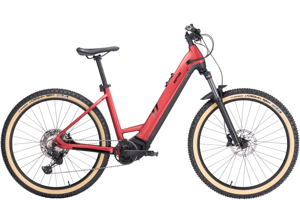 Nur Heute Kettler E-Transhill CX11 LG - 750 Wh - 27,5 Zoll - Tiefeinsteiger - fashion red matt - Größe 48 CM