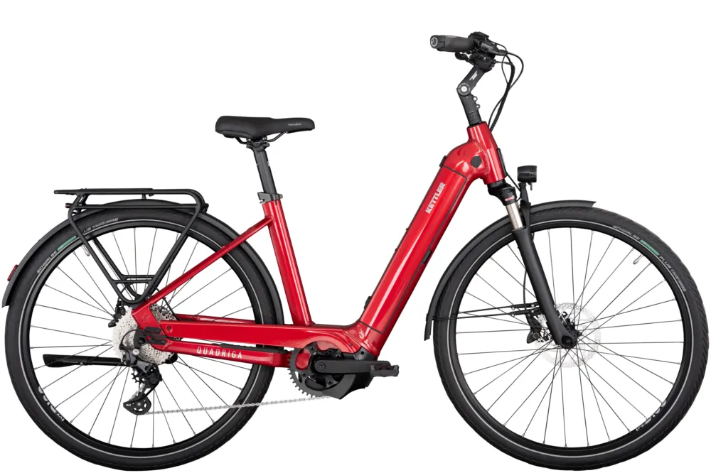 Top-Seller Kettler Quadriga CX10 LG (750) - 750 Wh - 28 Zoll - Tiefeinsteiger - classic red shiny - Größe 48 CM