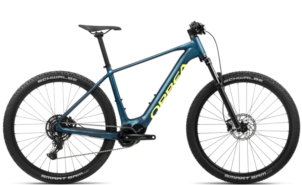 Schneller Versand Orbea Urrun 40 - 540 Wh - 29 Zoll - Diamant - Borealis Blue - Luminous Yellow - Größe M