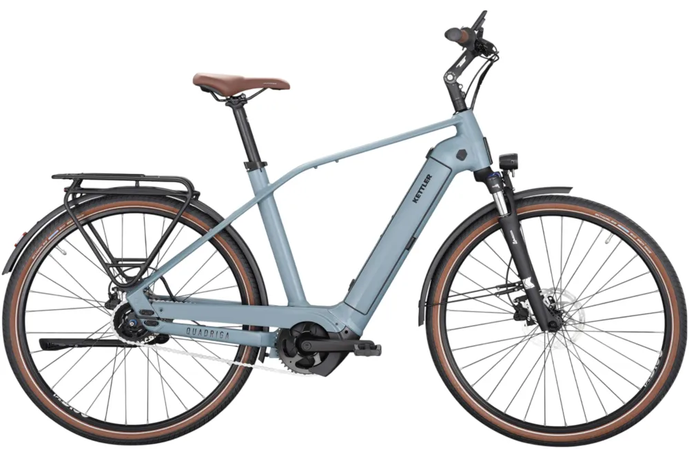 Kettler Quadriga P5 FL - 625 Wh - 28 Zoll - Diamant - modern blue matt - Größe 53 CM Markenprodukt
