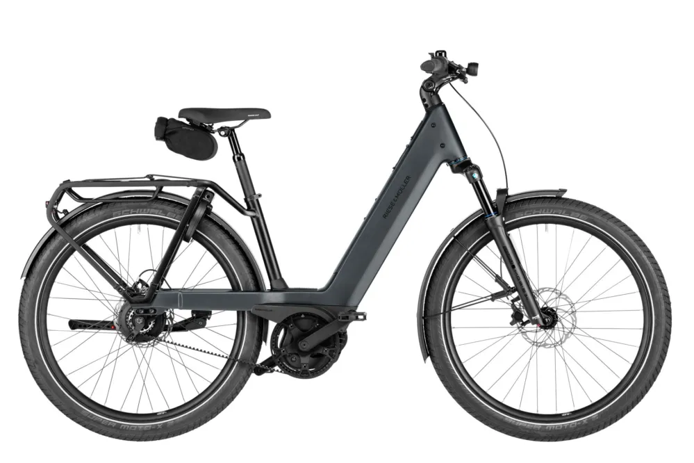 Markenprodukt Riese und Müller Nevo5 vario CORE - 600 Wh - 27,5 Zoll - Tiefeinsteiger - 2026 - slate grey - Größe 40 CM