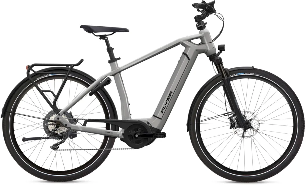 Angebot Flyer Gotour6 7.10 - 625 Wh - 28 Zoll - Diamant - Cast Silver Gloss - Größe M