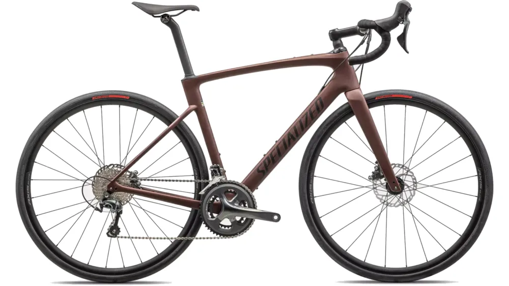 Saisonangebot Specialized Roubaix SL8 - 28 Zoll - Diamant - 2026 - Rusted Red / Obsidian - Größe 56 CM