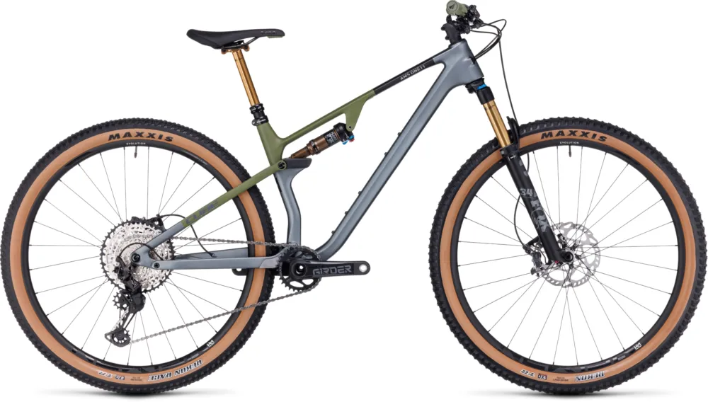 Günstig Cube AMS ONE11 C:68X TM 29 - 29 Zoll - Fully - flashgrey´n´olive - Größe L