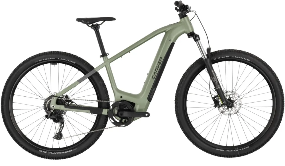 Preisknaller Carver Strict E.510 - 500 Wh - 29 Zoll - Diamant - pale green/neon orange - Größe 42 CM