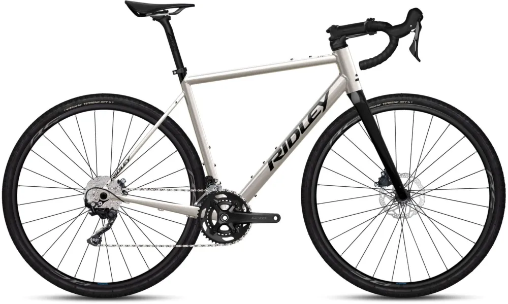 Ridley Grifn A Gravel - Shimano GRX400 - 28 Zoll - Diamant - Chain Silver Grey / PC66 / GRA01AS - Größe L Heißes Angebot