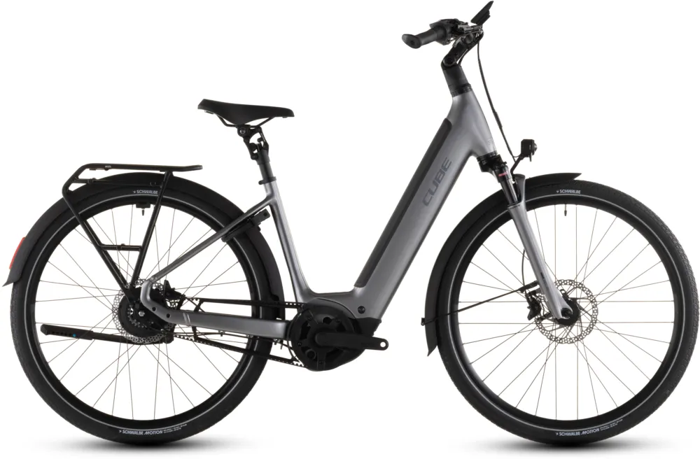 Cube Supreme Hybrid Deluxe Pro 600 - 600 Wh - 28 Zoll - Tiefeinsteiger - 2026 - quicksilver´n´grey - Größe 46 CM Wochenendangebot
